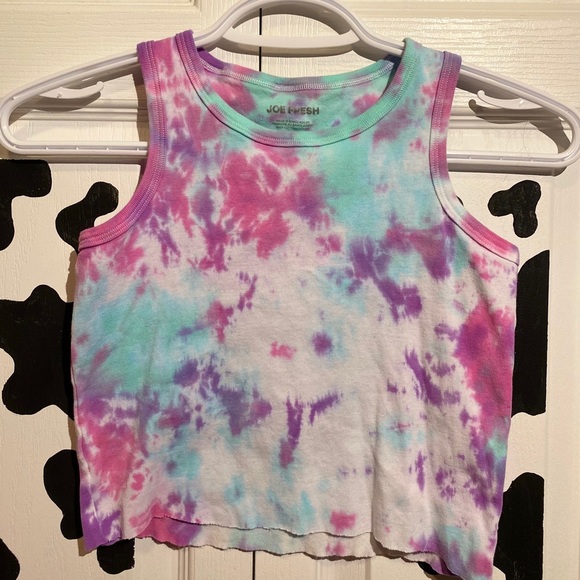 tie dye crop tank top - Picture 2 of 3